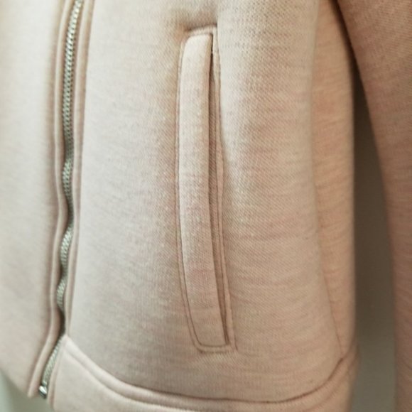 Old Navy soft scubba jacket zip up motorcycle style - Picture 6 of 9